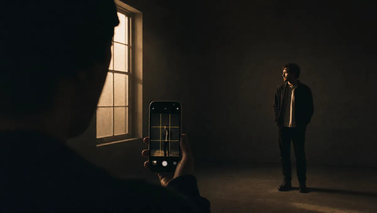 NotSoStill promo render — Rule of thirds, in frame, amber-graded concept photography from the kit.